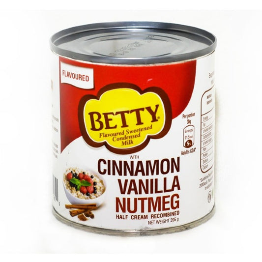 BETTY MILK-CINNAMON, VANILLA & NUTMEG 395g
